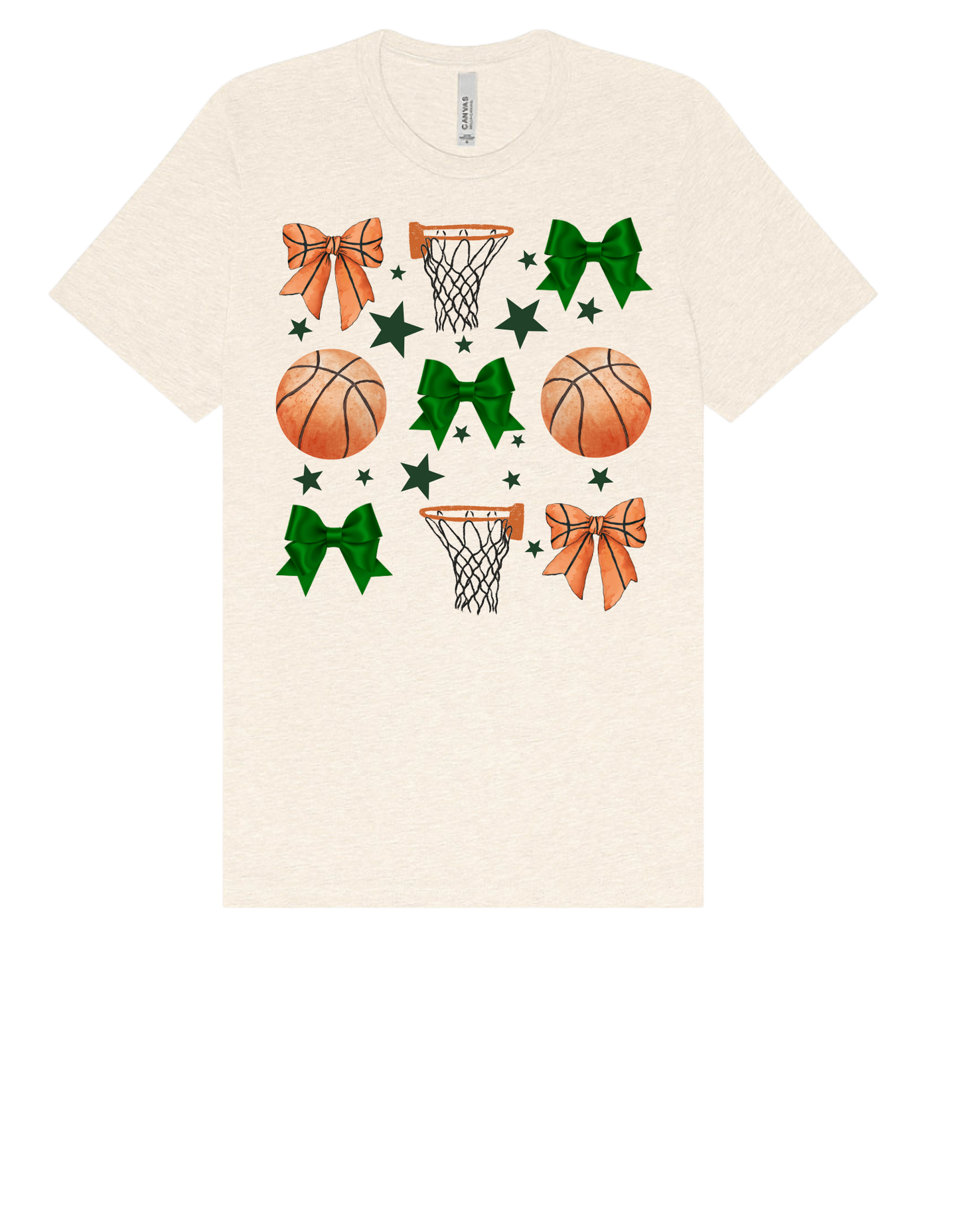 T-Shirt "Basketball & Bows"