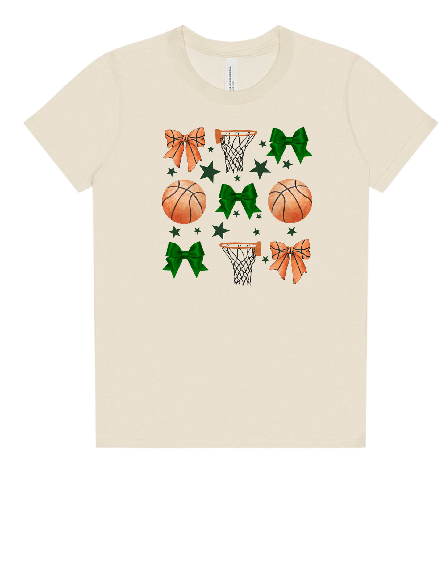 T-Shirt "Basketball & Bows"