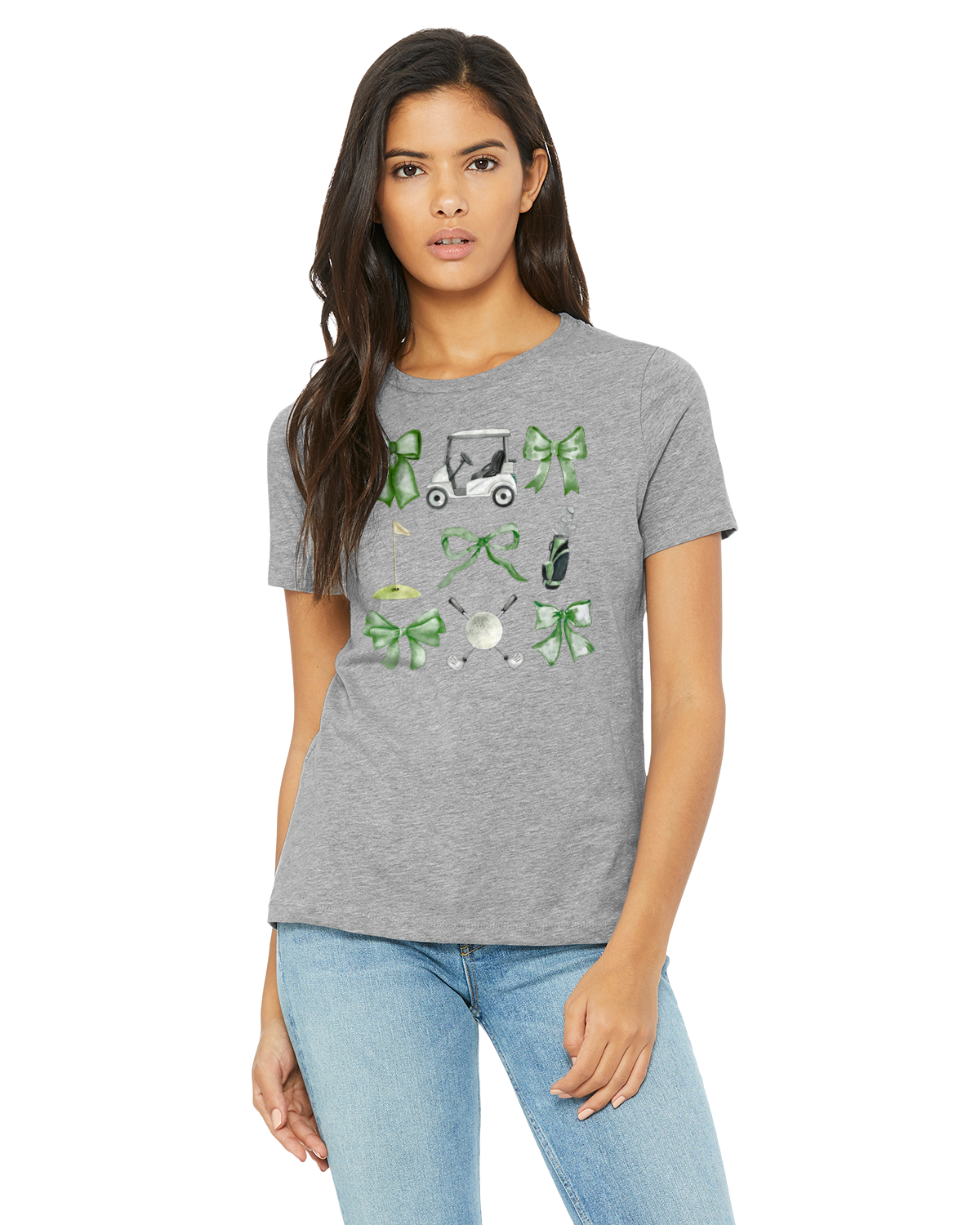 Adult Tee "Golf & Bows"