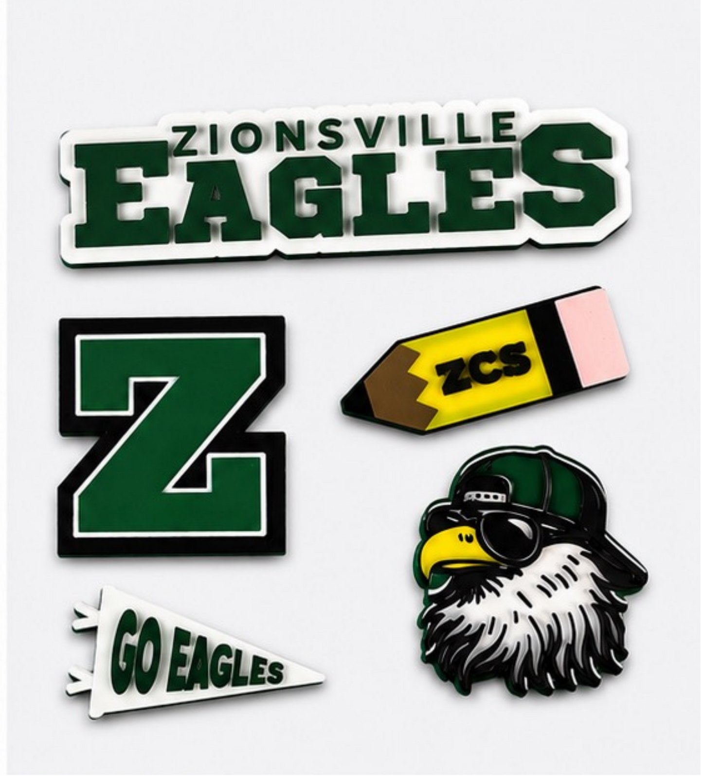 Zionsville Magnet Set