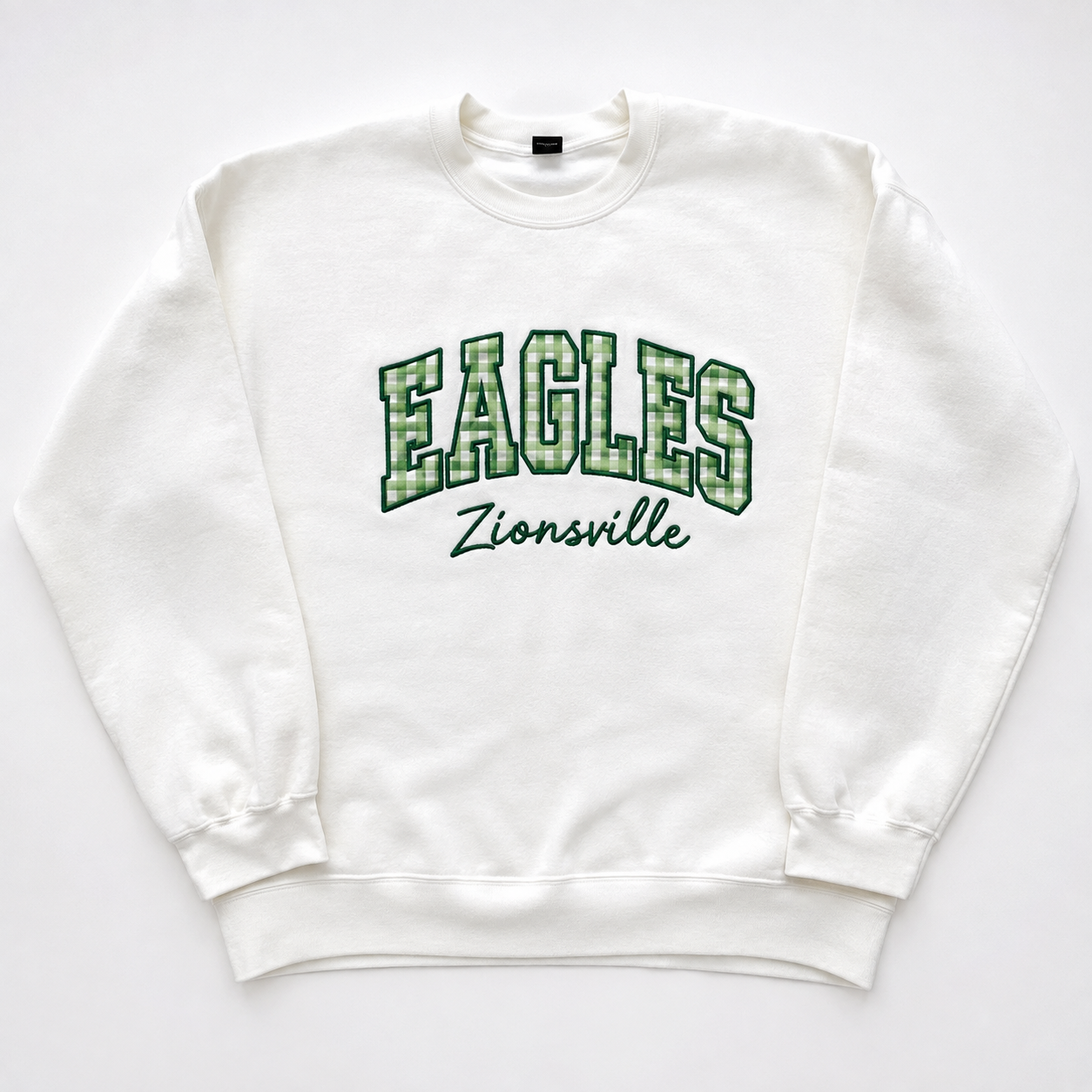 Zionsville Eagles Embroidered Sweatshirt (Appliqué)