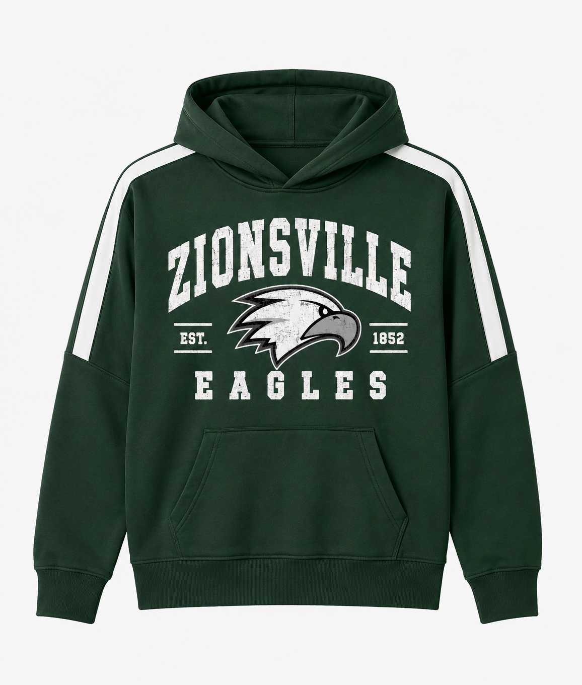 Youth Vintage 1852 Zionsville Eagles Hoodie