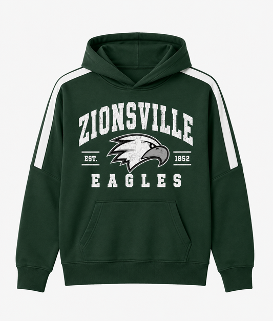 Youth Vintage 1852 Zionsville Eagles Hoodie