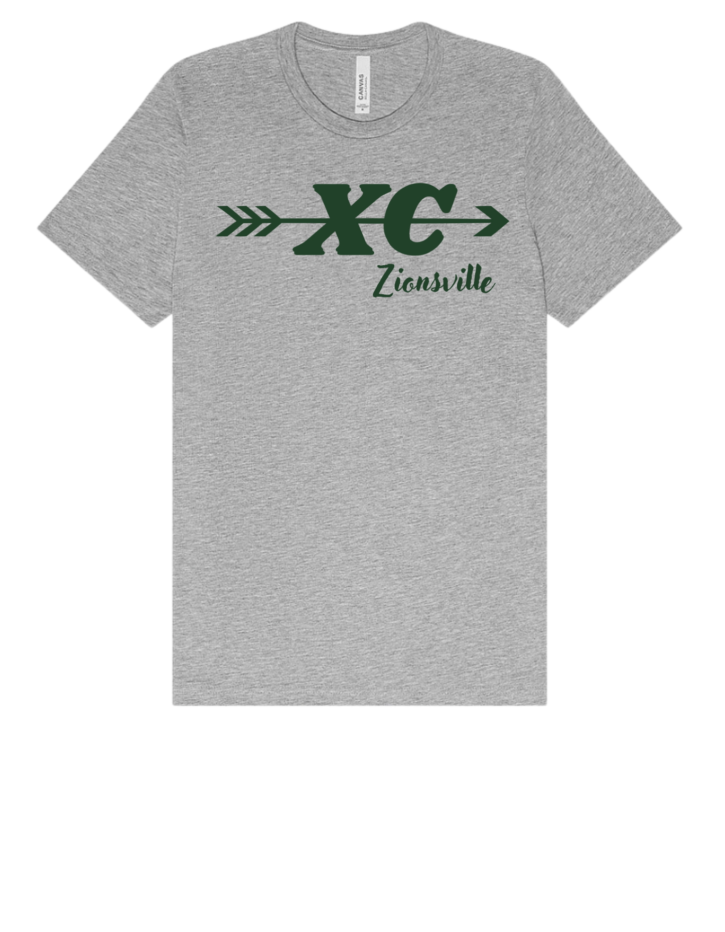 Adult Tee- "Zionsville Cross Country"