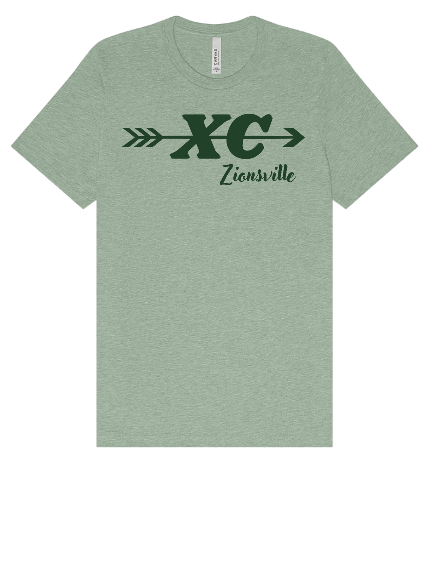Adult Tee- "Zionsville Cross Country"