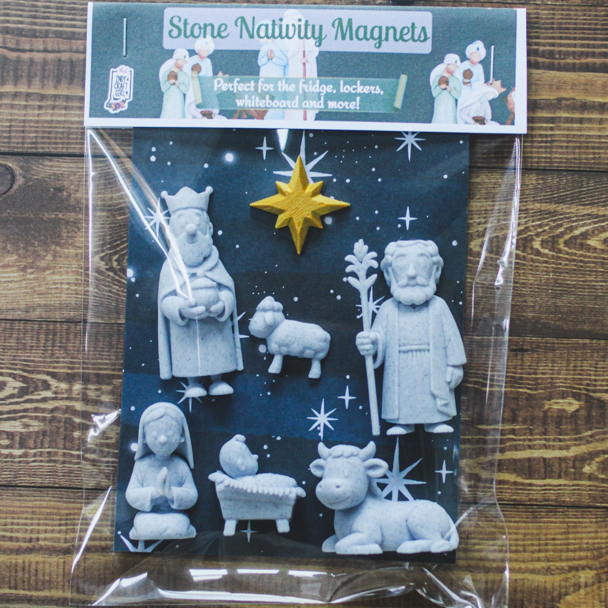 Stone Nativity Magnet Set (7 pack)