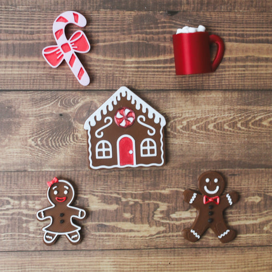Gingerbread Magnet Set (5 pack)