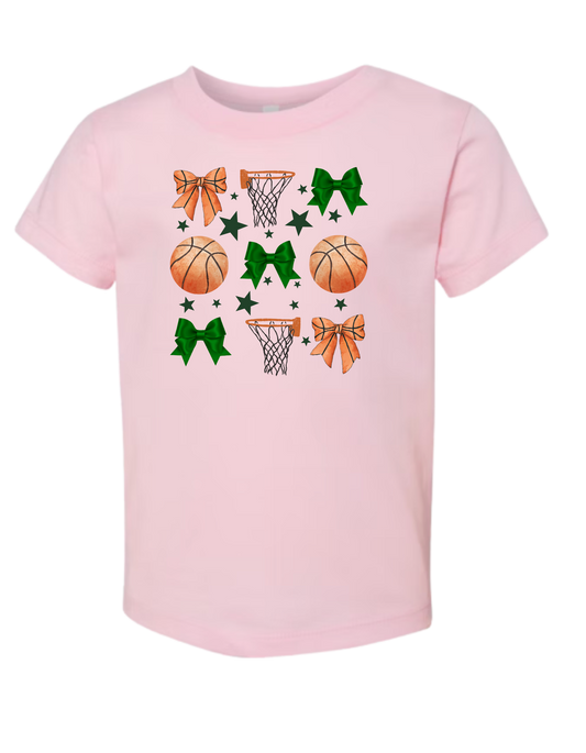 T-Shirt "Basketball & Bows"